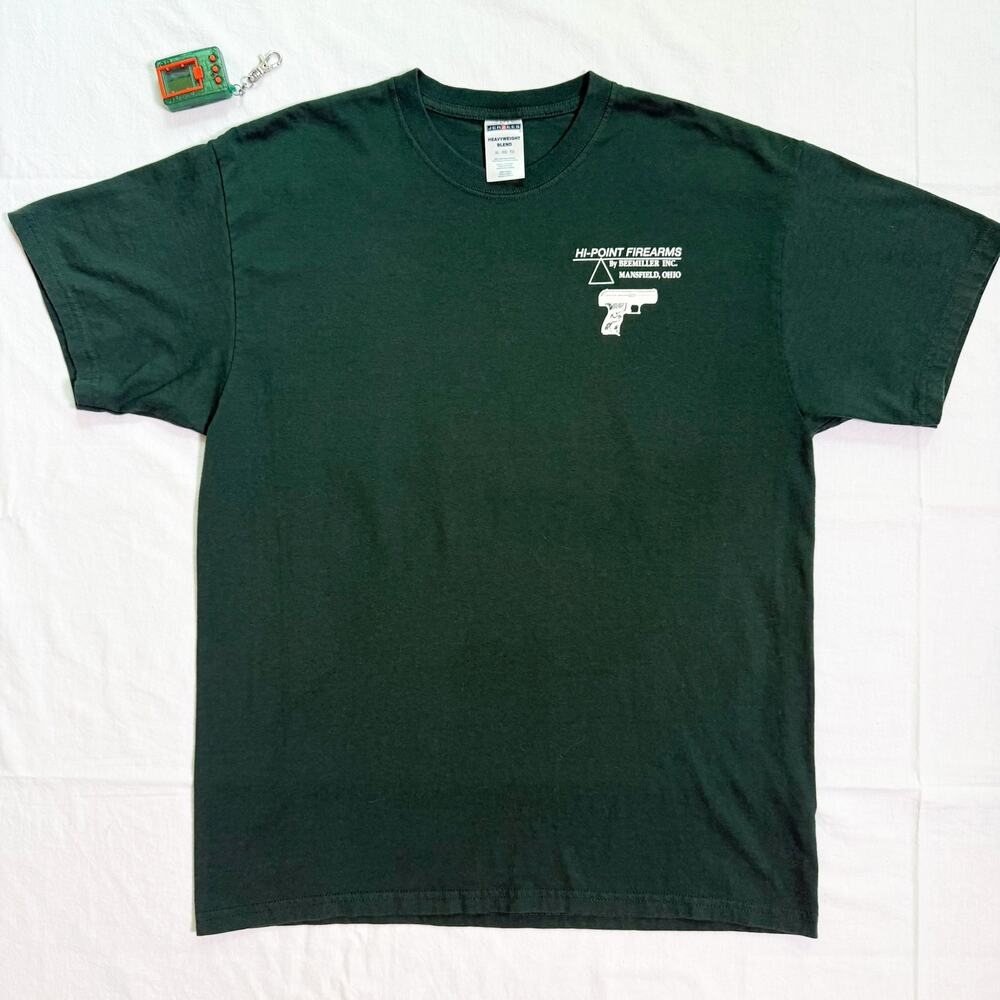 Vintage Hi-Point Firearms Heavyweight C-9mm Compact .45 Cal T-Shirt - L